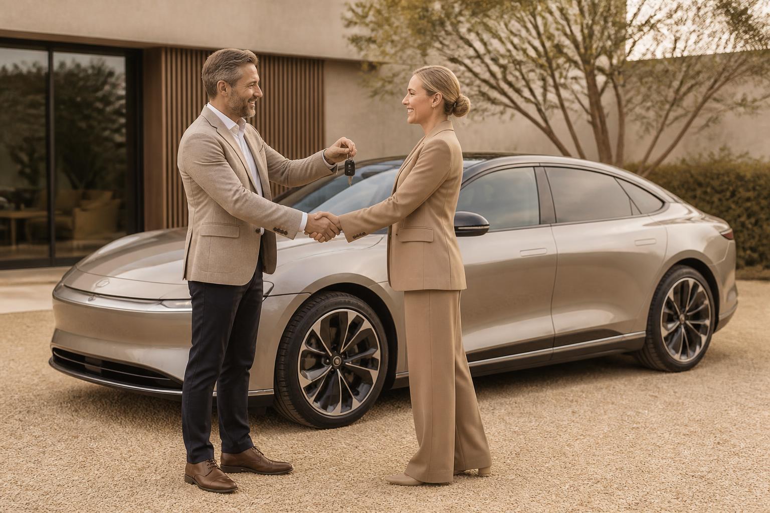 Overdragelse af bil mellem AJ Auto og forhandler